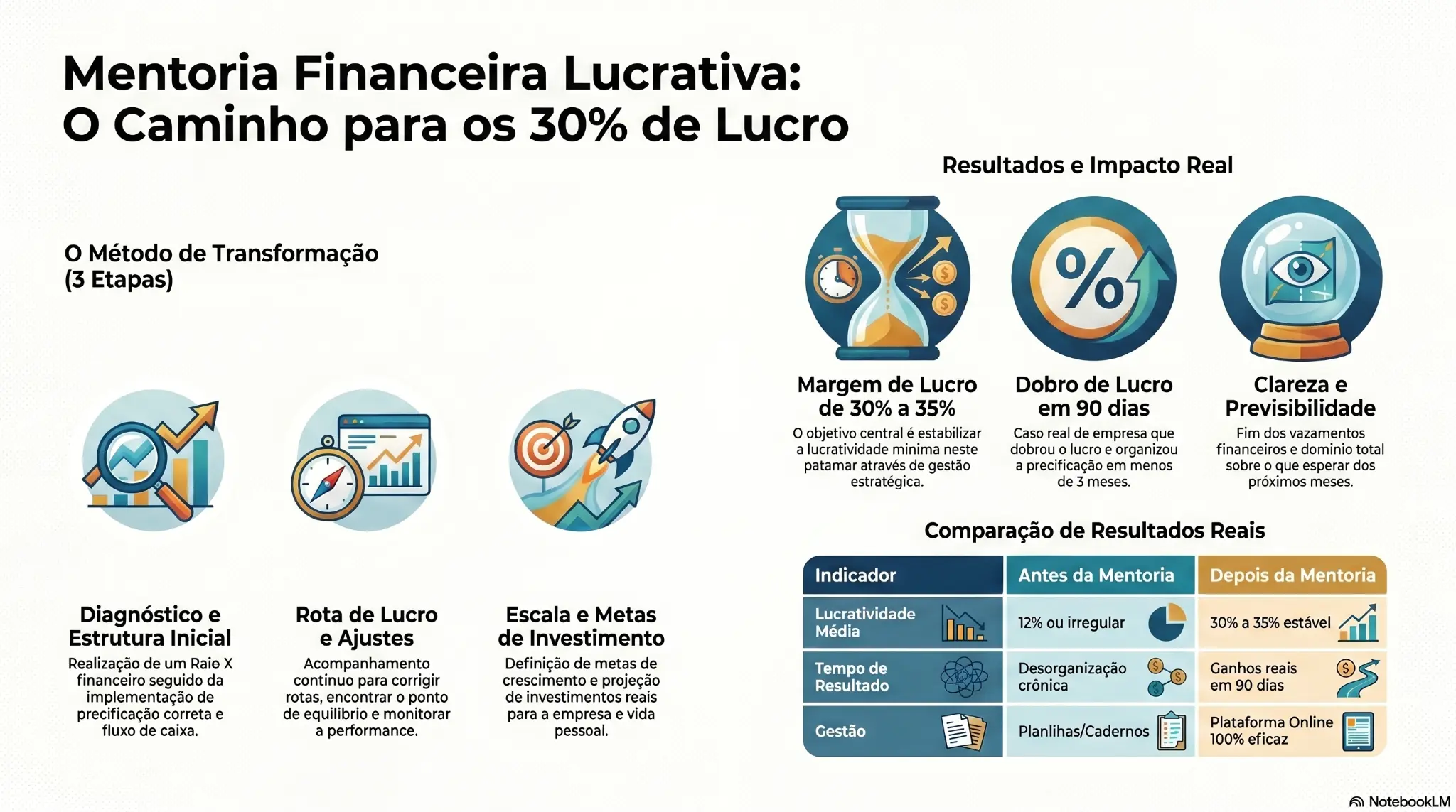 Mentoria Financeira Lucrativa: O Caminho para a Lucratividade de 30% a 40%